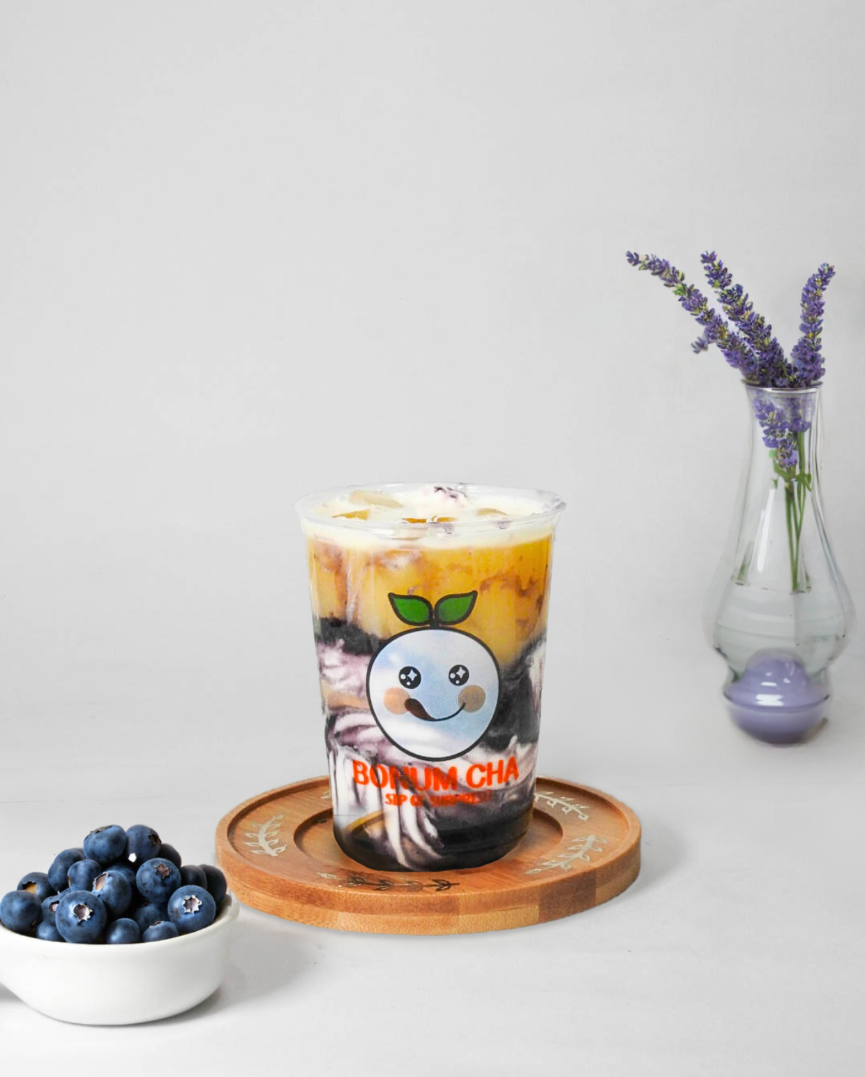 Blueberry Ice Cream Tea